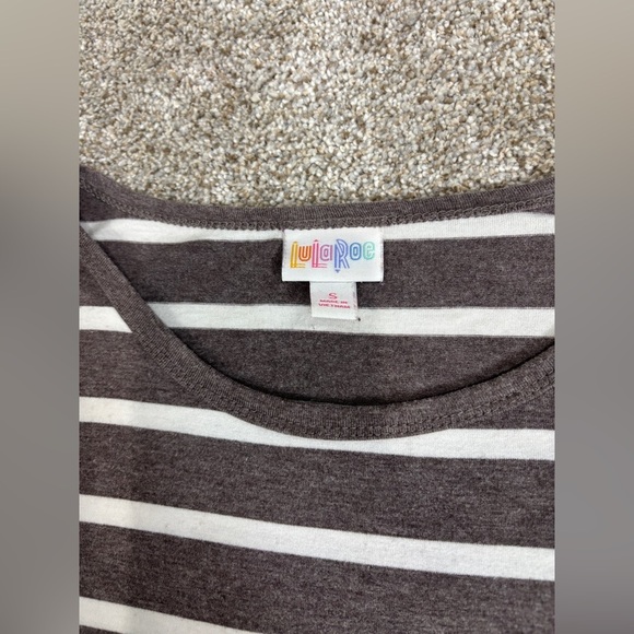 Lot of Lularoe Julia Bodycon Knee Length Mandala Stripes Short Sleeve Dress S - Picture 4 of 5